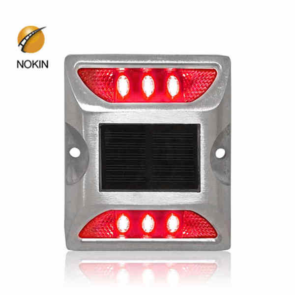 Red Solar Road Markers Motorway Lane Stud-Nokin Solar 